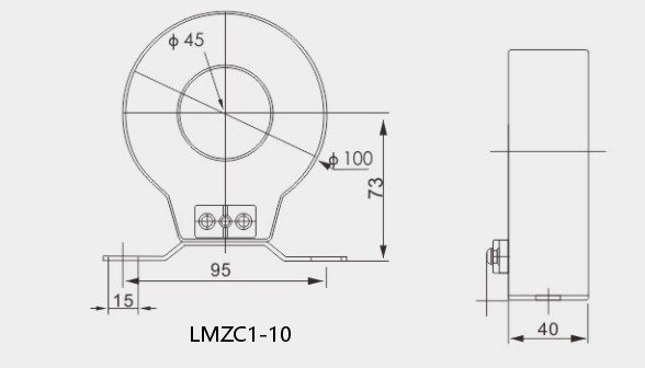 bushing ct of transformer lmzc1 10