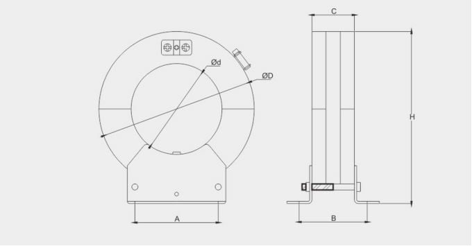 split core current transfomer