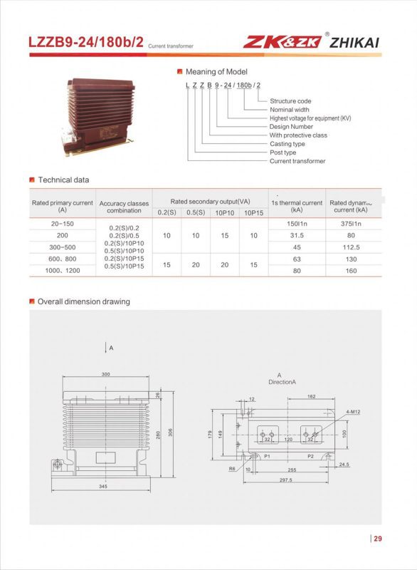 mv medium voltage instrument transformer 1